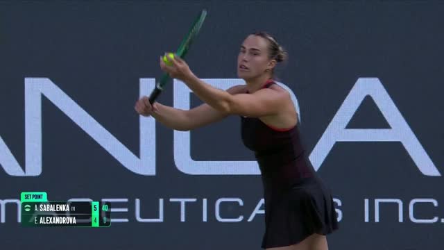 Berlin - Ça part bien pour Sabalenka