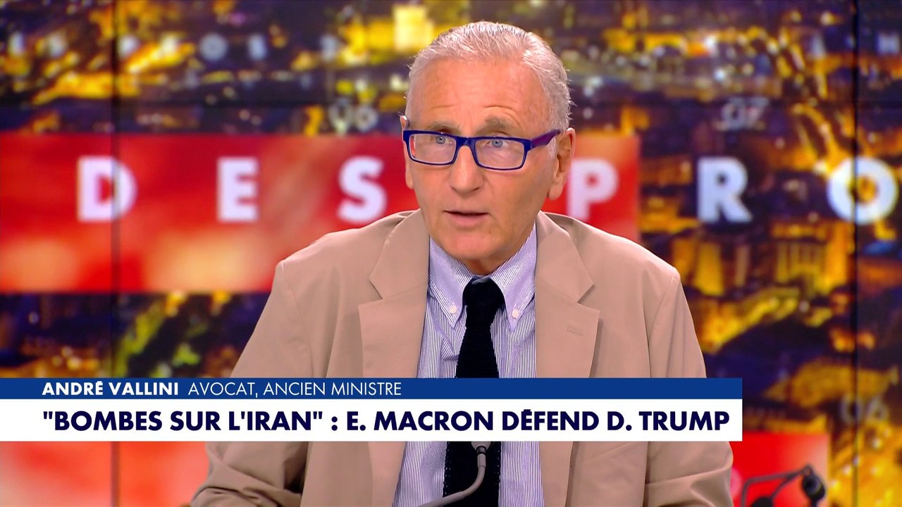 Accord États-Unis/Iran : «C'est une déculottée magistrale pour Donald Trump», lâche André Vallini