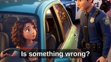 PULLED OVER BY THE POLICE 🚓 Easy English Conversation #shorts
