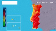Dez capitais portuguesas poderão atingir 37 °C ou mais este fim de semana