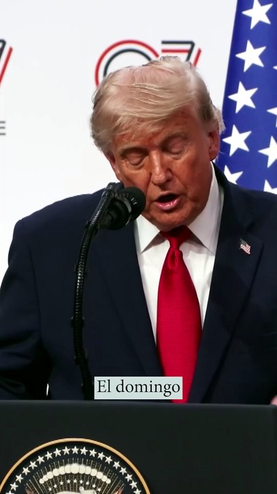 Trump afirma que con el pacto entre EEUU e Irán ve todas sus metas cumplidas.
