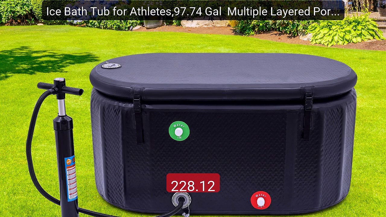 Ice Bath Tub for Athletes,97.74 Gal  Multiple Layered Portable... -- Hot Deal 2026 | Limited Offer!