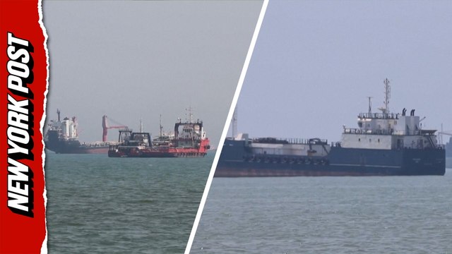 Watch as Ships Are Seen Sailing Through the Strait of Hormuz