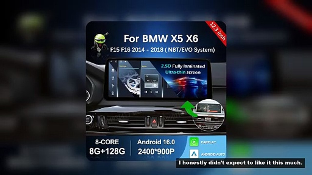 12.3 '' Android 16 Wireless Carplay GPS for BMW X5 F15 X6 F16 2014 2015 - 2018 NBT EVO System Car Mu