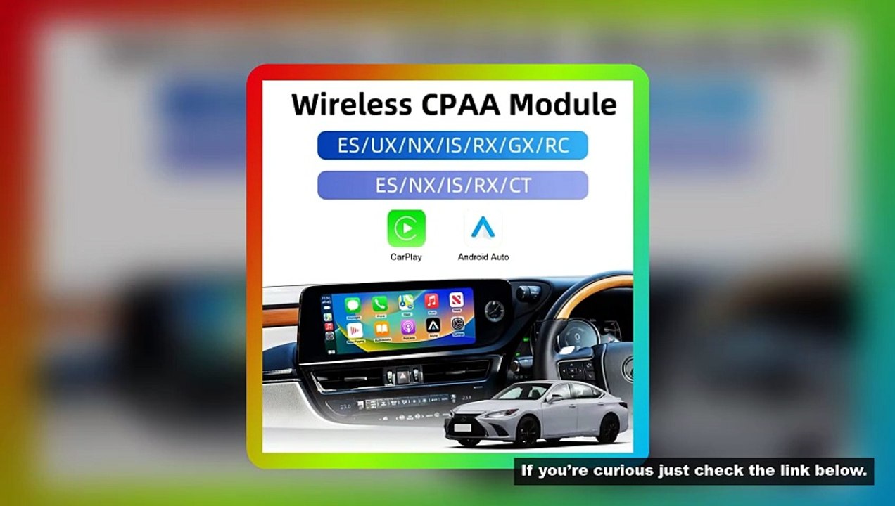 For Apple CarPlay Wireless Android Auto Decoder Box For LEXUS ES NX200 NX ES300 ES IS250 2014-2017 U