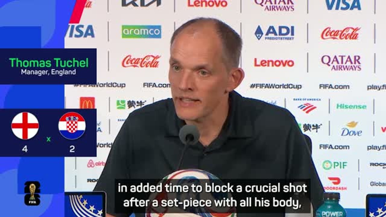 Kane had 'complete performance' against Croatia - Tuchel