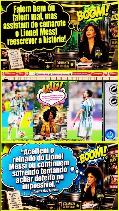 #Messi aos 38 ainda o rei do jogo ou só um mito que insiste em brilhar Hat-trick que calou os críticos! 👑🔥