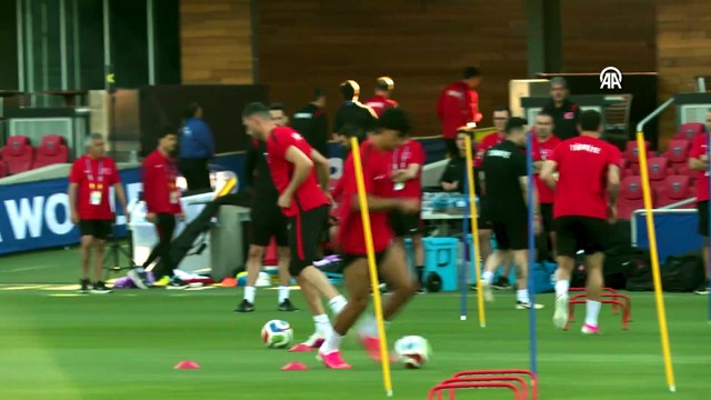 A Milli Futbol Takımı, San Jose'deki ilk antrenmanını yaptı | Ajansspor | AA