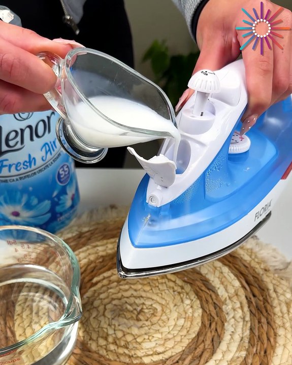 Easy iron trick for a clean fresh scent🍃✨