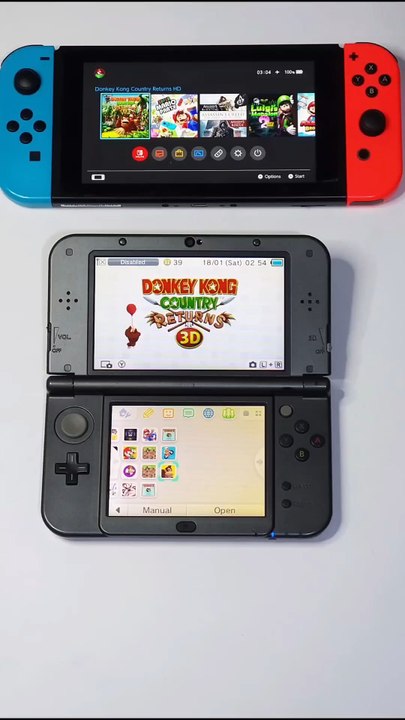 Donkey Kong Country Returns HD 3DS vs Switch | Speed Test Comparison #switch #3ds #nintendo