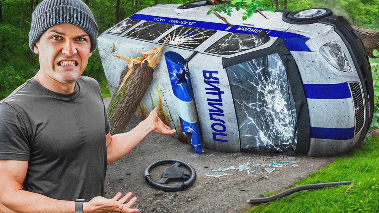 I Found an Upside-Down Police Van in the Woods—What I Discovered Inside Will Shock You