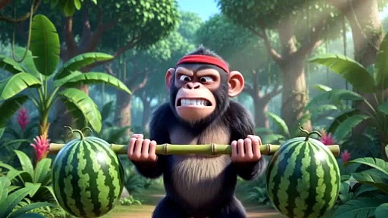 💥Funny monkey workout 🤪💪🏼