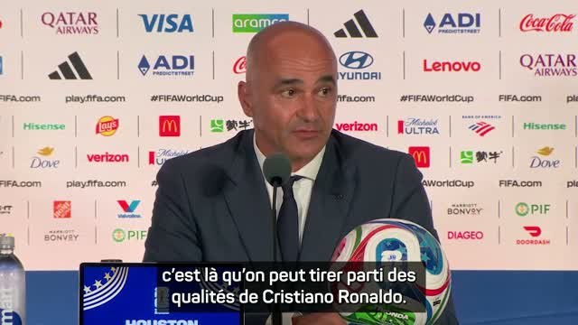 Portugal - Martinez défend son choix d'avoir laissé Cristiano Ronaldo sur le terrain