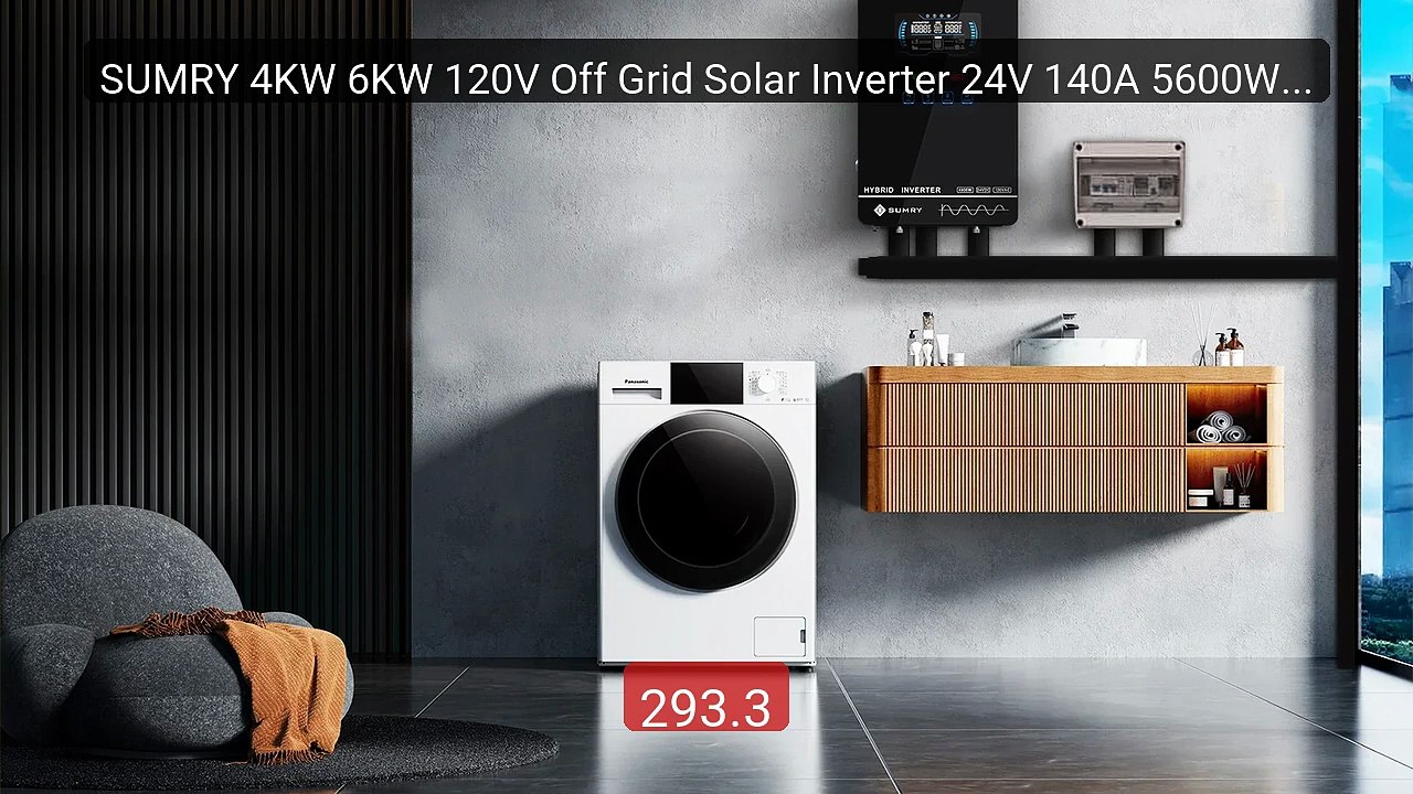 SUMRY 4KW 6KW 120V Off Grid Solar Inverter 24V 140A 5600W MPPT... -- Hot Deal 2026 | Limited Offer!