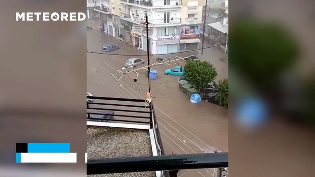 Severe storms cause flash floods and hailstorms in several regions of Greece
