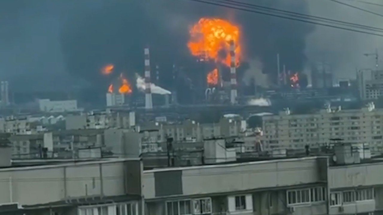 Ucrania ataca una refinería a pocos kilómetros del Kremlin