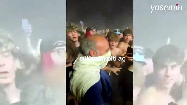 Halit Ergenç Travis konserinde adeta kendinden geçti!