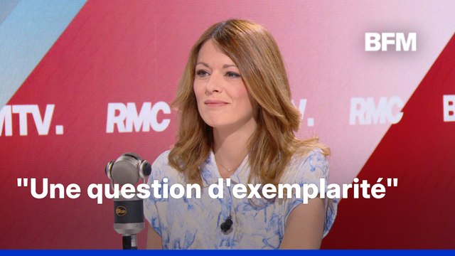 Maud Bregeon, porte-parole du gouvernement, indique qu'elle fera le test anti-drogues