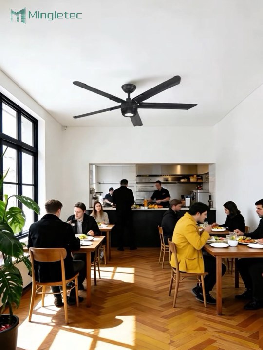 Mingletec Restaurant Use Silent BLDC Modern Ceiling Fan#mingletec #bldc #ceilingfan #silent #cooling