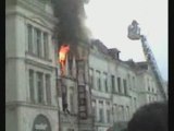 Incendie de la place d'Armes à Valenciennes