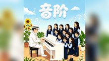 李偉菘、李偲菘、菘菘少兒合唱團-音階『睜開眼 未來若隱若現音樂聲 定格了時間』#李偉菘、李偲菘、菘菘少兒合唱團#音階【動態歌詞/Lyrics Video】