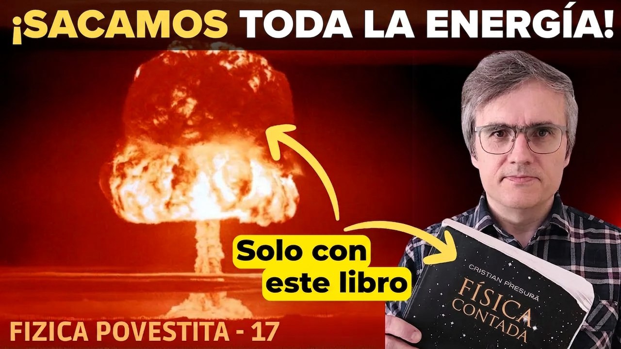 ¡Sacamos de una roca toda su energía, según Einstein! Nos preparamos para el fin del universo