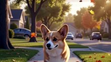 Mystery box and corgi