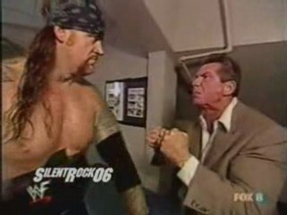 Undertaker And Vince McMahon Backstage