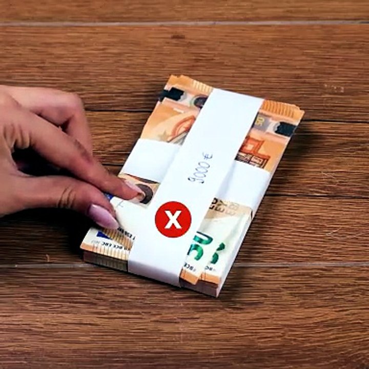 This money stack trick is guaranteed to be a showstopper! 💵✏️