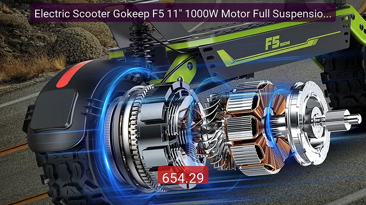 Electric Scooter Gokeep F5 11" 1000W Motor Full Suspension ... -- Top Pick 2026 | Unbeatable Price!