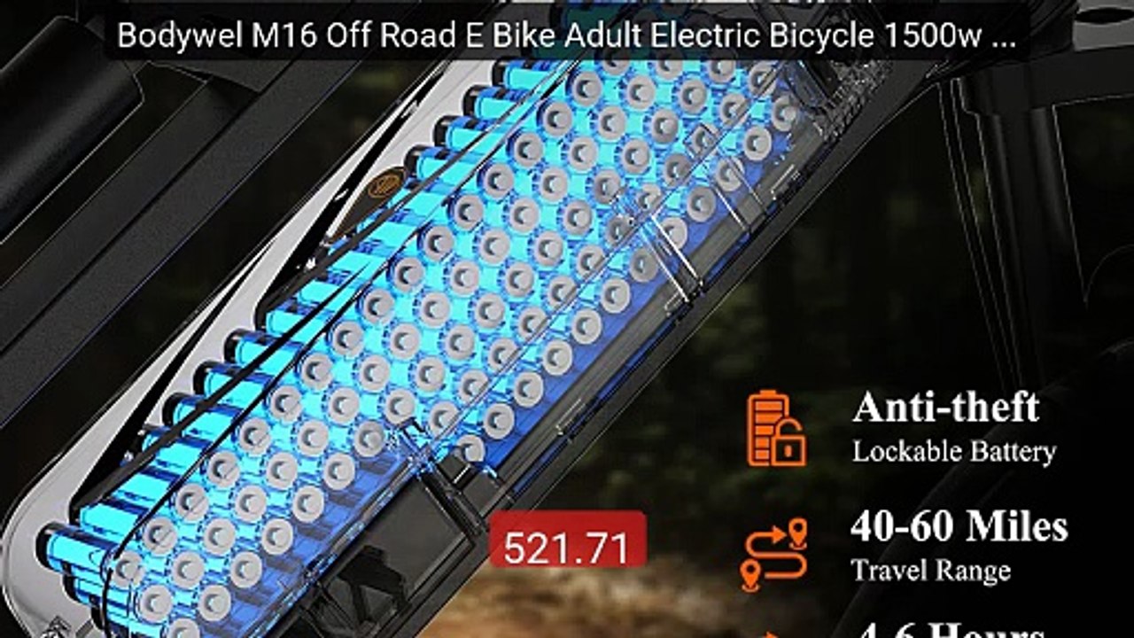 Bodywel M16 Off Road E Bike Adult Electric Bicycle 1500w 48V 1... -- Hot Deal 2026 | Limited Offer!