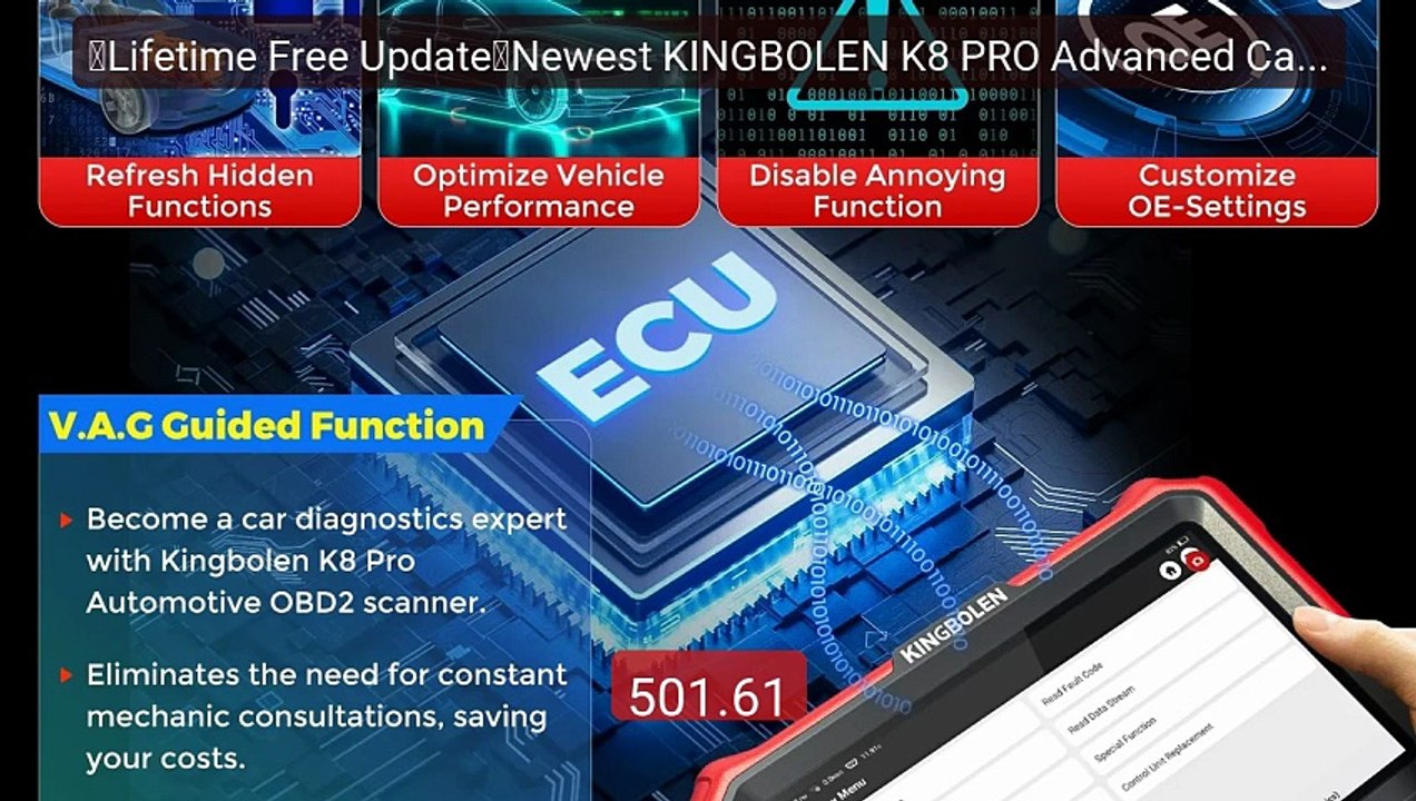 【Lifetime Free Update】Newest KINGBOLEN K8 PRO Advanced Car diagnos... -- Best Deal 2026 | Shop Now!