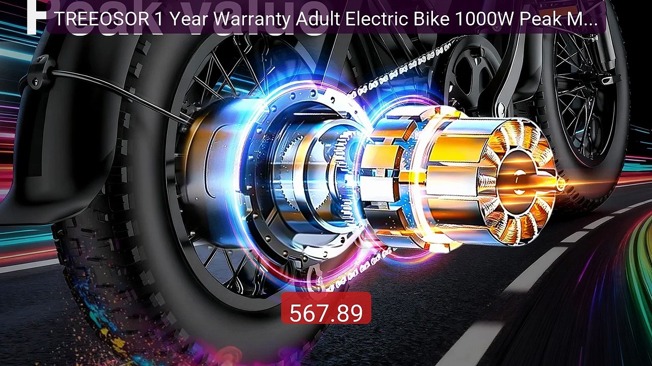 TREEOSOR 1 Year Warranty Adult Electric Bike 1000W Peak Mot... -- Top Pick 2026 | Unbeatable Price!