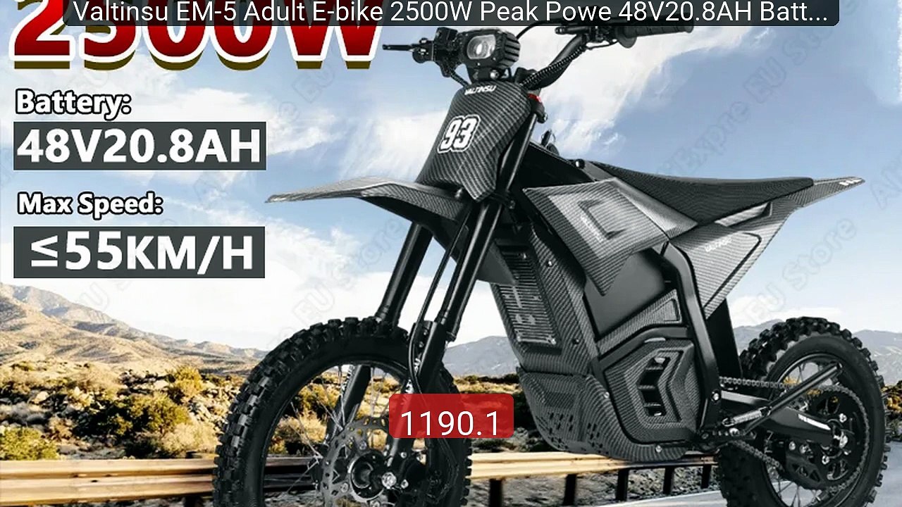 Valtinsu EM-5 Adult E-bike 2500W Peak Powe 48V20.8AH Battery ... -- Amazing Value 2026 | Must Have!