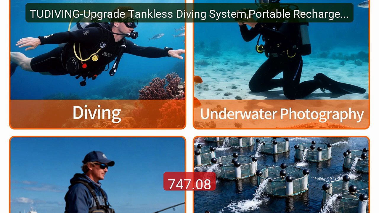 TUDIVING-Upgrade Tankless Diving System,Portable Rechargeab... -- Top Pick 2026 | Unbeatable Price!