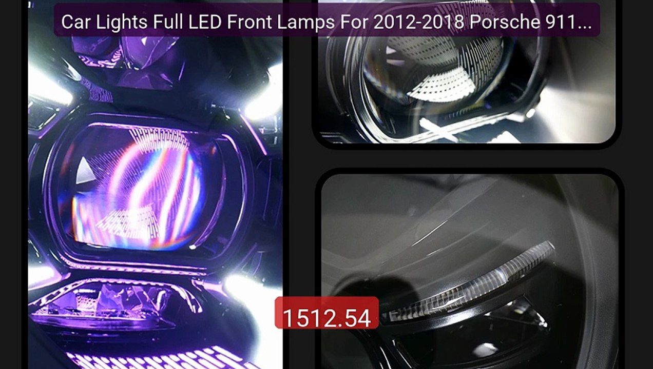 Car Lights Full LED Front Lamps For 2012-2018 Porsche 911 PDLS Matr... -- Top Rated 2026 | Buy Now!
