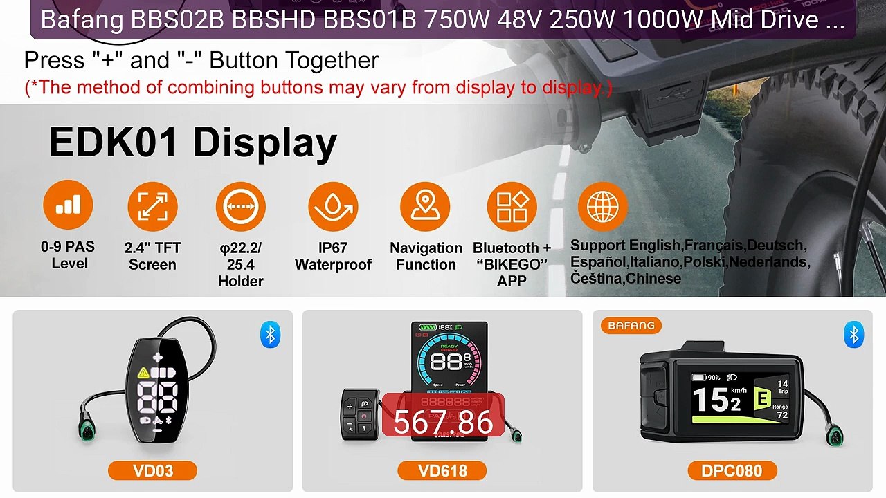 Bafang BBS02B BBSHD BBS01B 750W 48V 250W 1000W Mid Drive Mo... -- Top Pick 2026 | Unbeatable Price!