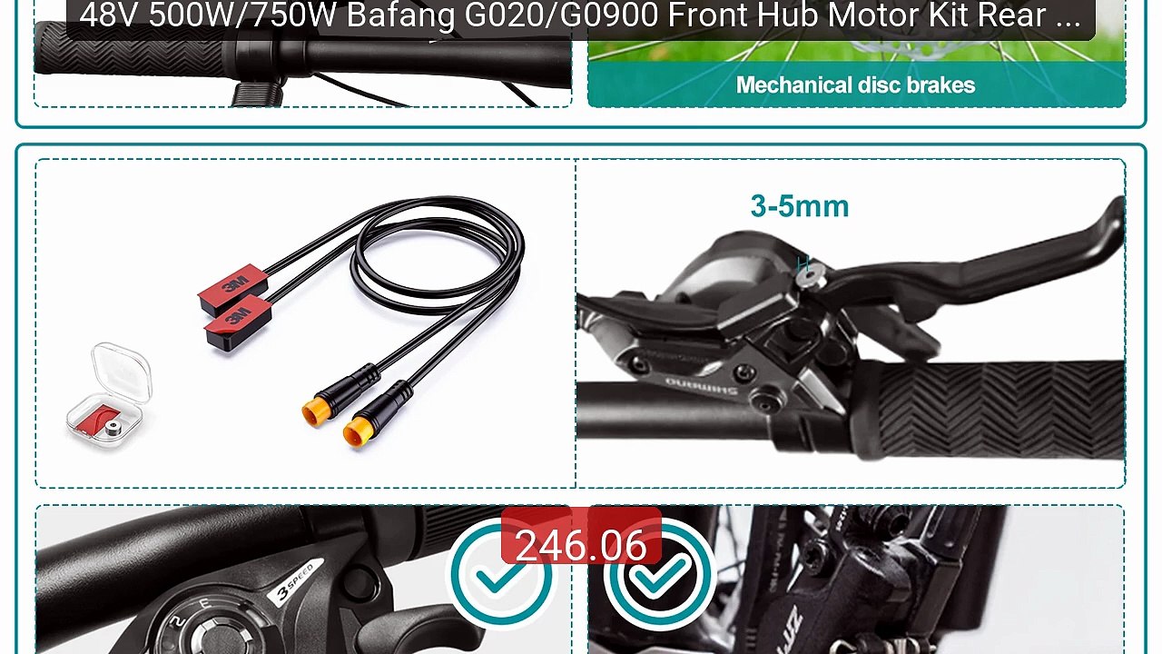 48V 500W/750W Bafang G020/G0900 Front Hub Motor Kit Rear El... -- Top Pick 2026 | Unbeatable Price!