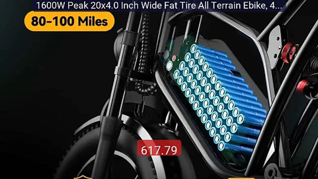 1600W Peak 20x4.0 Inch Wide Fat Tire All Terrain Ebike, 48V 20AH/30... -- Top Rated 2026 | Buy Now!