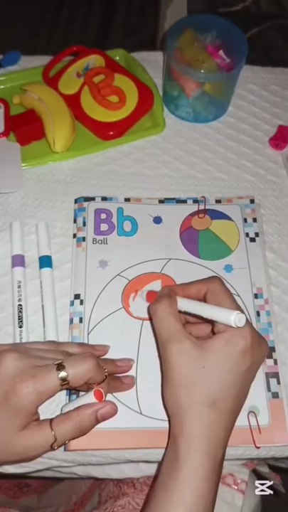 Learn Letter B with Fun Colors | ABC Coloring Video