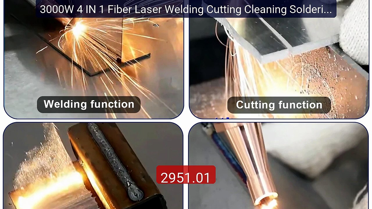 3000W 4 IN 1 Fiber Laser Welding Cutting Cleaning Soldering... -- Top Pick 2026 | Unbeatable Price!