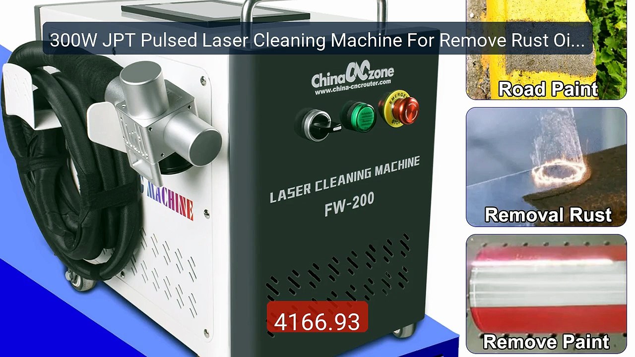 300W JPT Pulsed Laser Cleaning Machine For Remove Rust Oil ... -- Top Pick 2026 | Unbeatable Price!