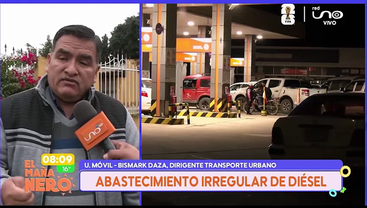 Abastecimiento irregular de diésel