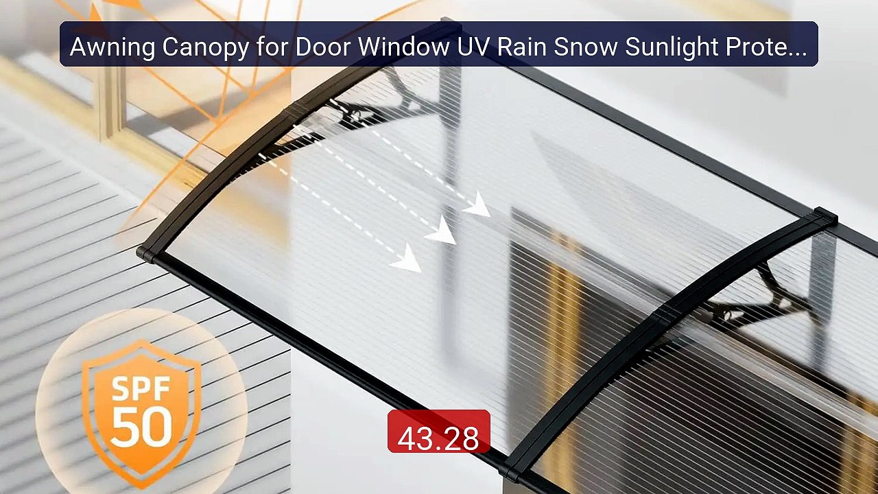 Awning Canopy for Door Window UV Rain Snow Sunlight Protect... -- Top Pick 2026 | Unbeatable Price!
