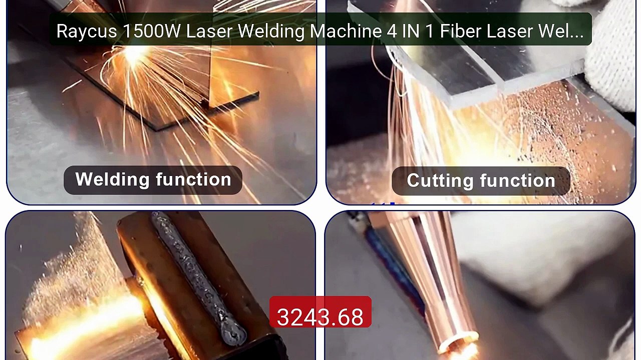 Raycus 1500W Laser Welding Machine 4 IN 1 Fiber Laser Welding Machi... -- Top Rated 2026 | Buy Now!