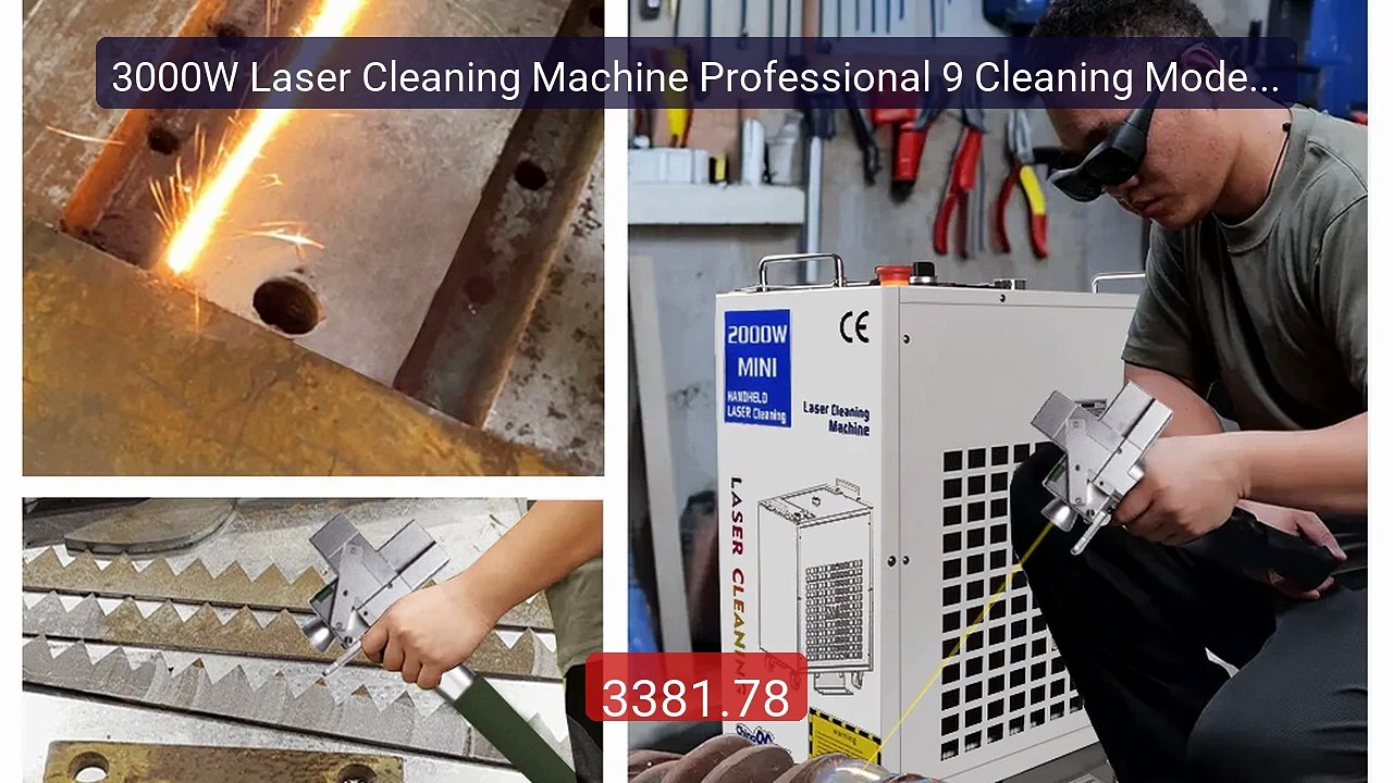3000W Laser Cleaning Machine Professional 9 Cleaning Modes Rus... -- Hot Deal 2026 | Limited Offer!