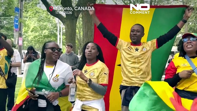 Toronto celebrates as Ghana beat Panama with late World Cup goal