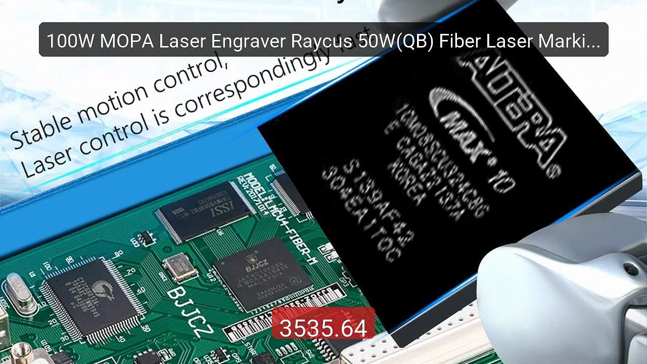 100W MOPA Laser Engraver Raycus 50W(QB) Fiber Laser Marking Ma... -- Hot Deal 2026 | Limited Offer!