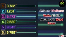 #Numbers 🔢 Write All Six Numbers in Word Form! ✍️