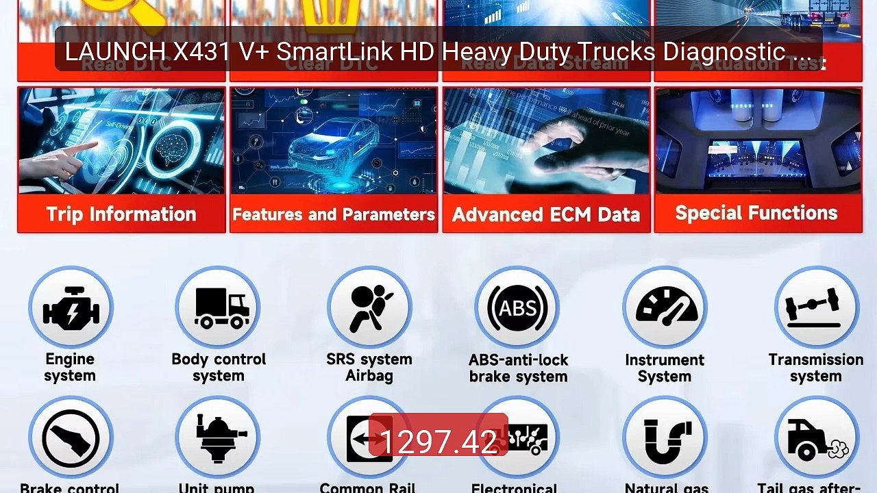 LAUNCH X431 V+ SmartLink HD Heavy Duty Trucks Diagnostic To... -- Top Pick 2026 | Unbeatable Price!